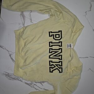 PINK Victoria's Secret Yellow Sweatshirt